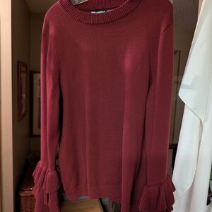 Karl Lagerfeld  Wine/red long sleeve Sweater